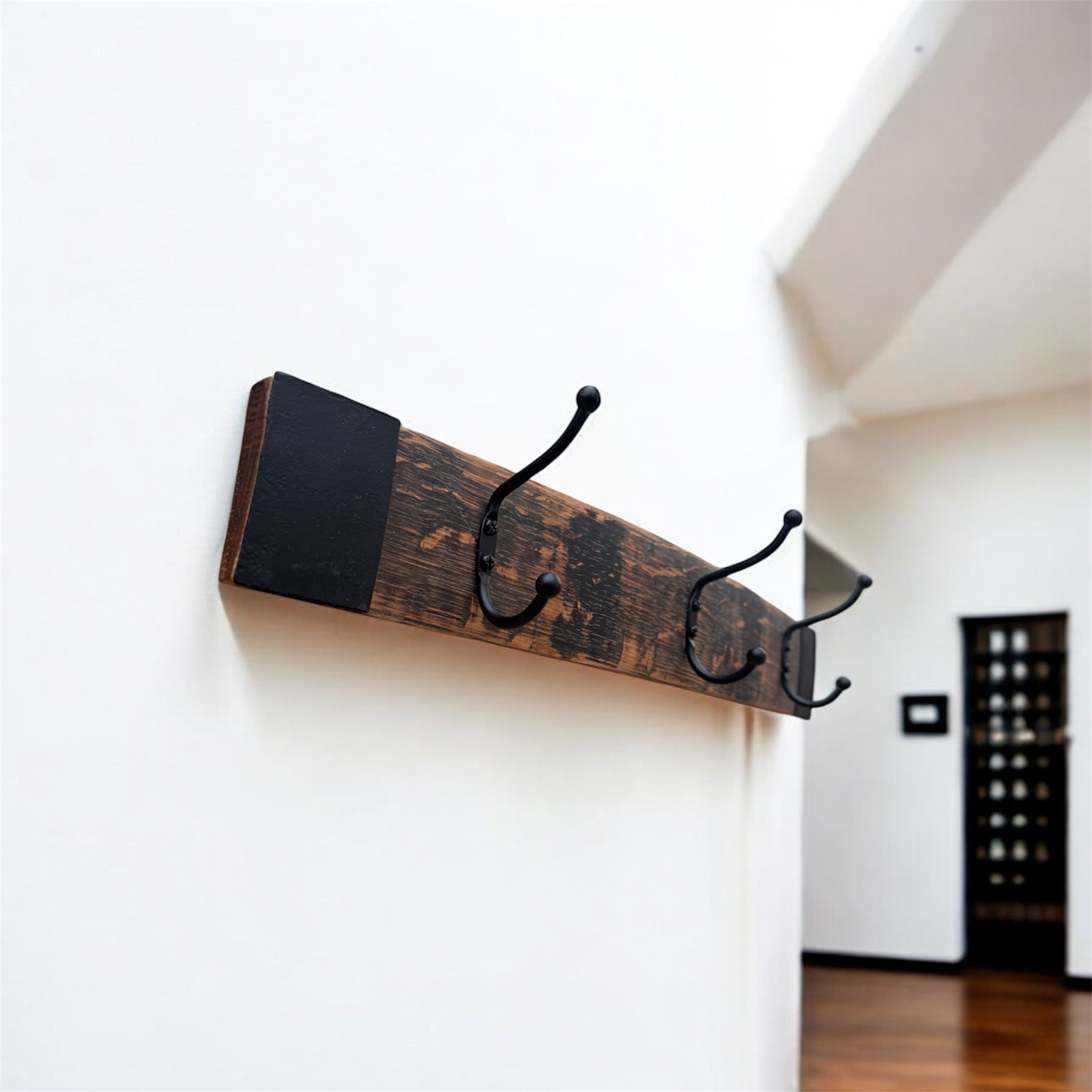 Barrel Stave Coat Hooks