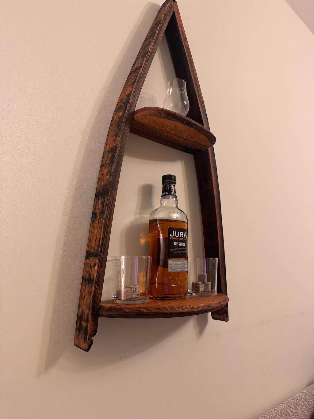Barrel Stave Shelf