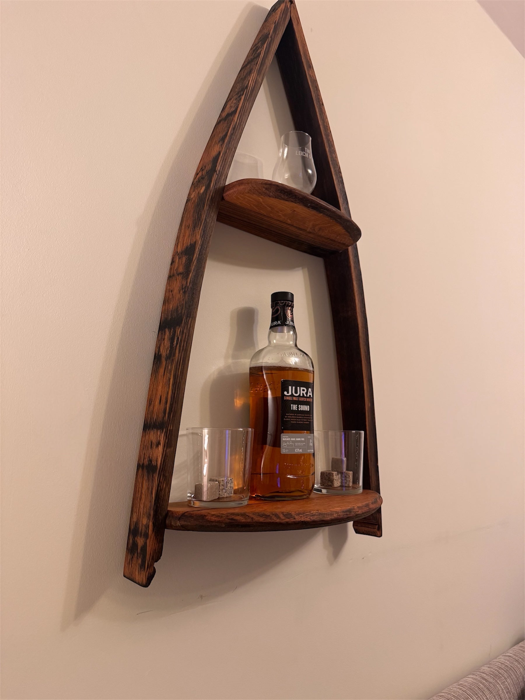 Barrel Stave Shelf