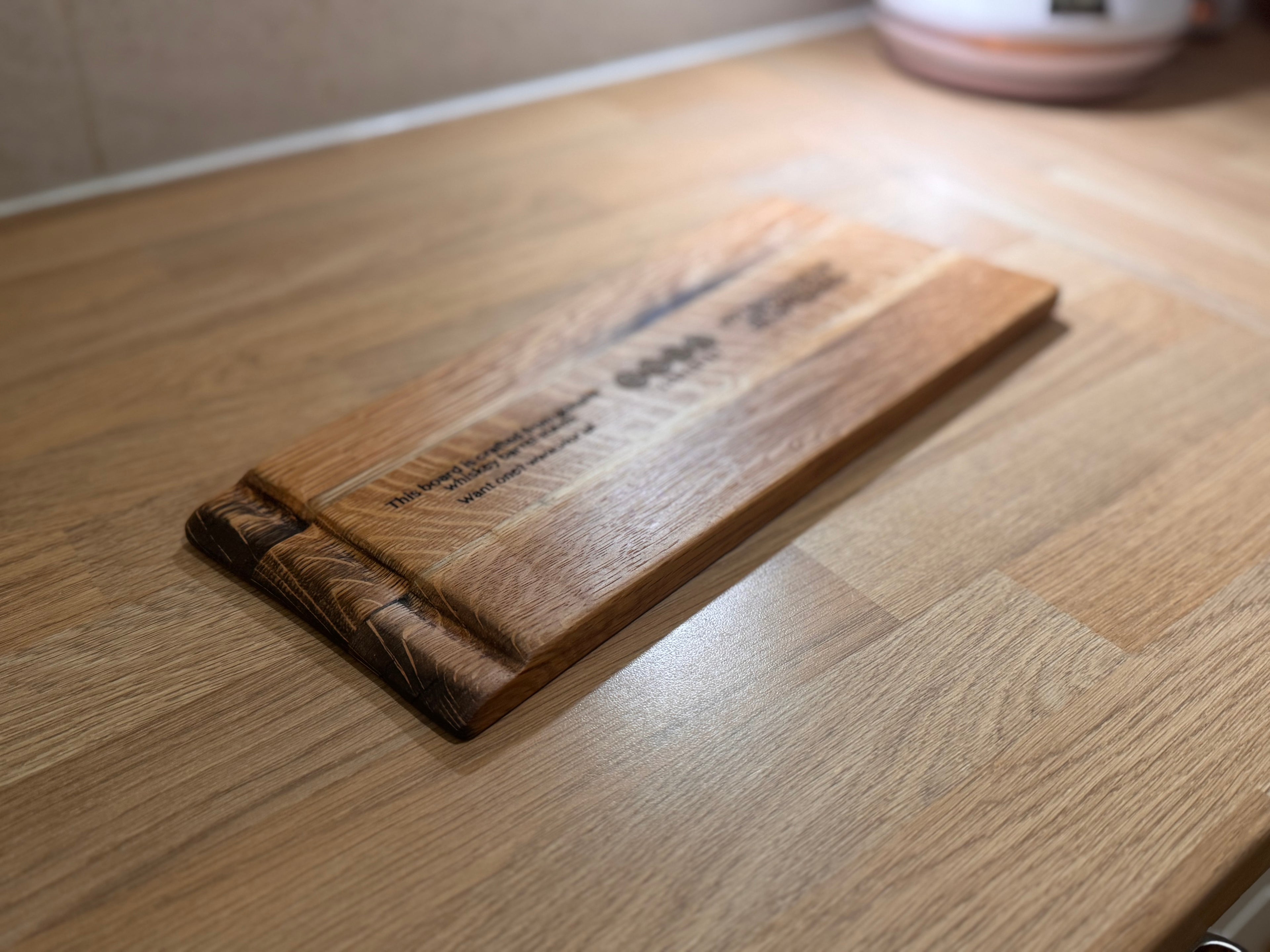 Whiskey Barrel Stave Board