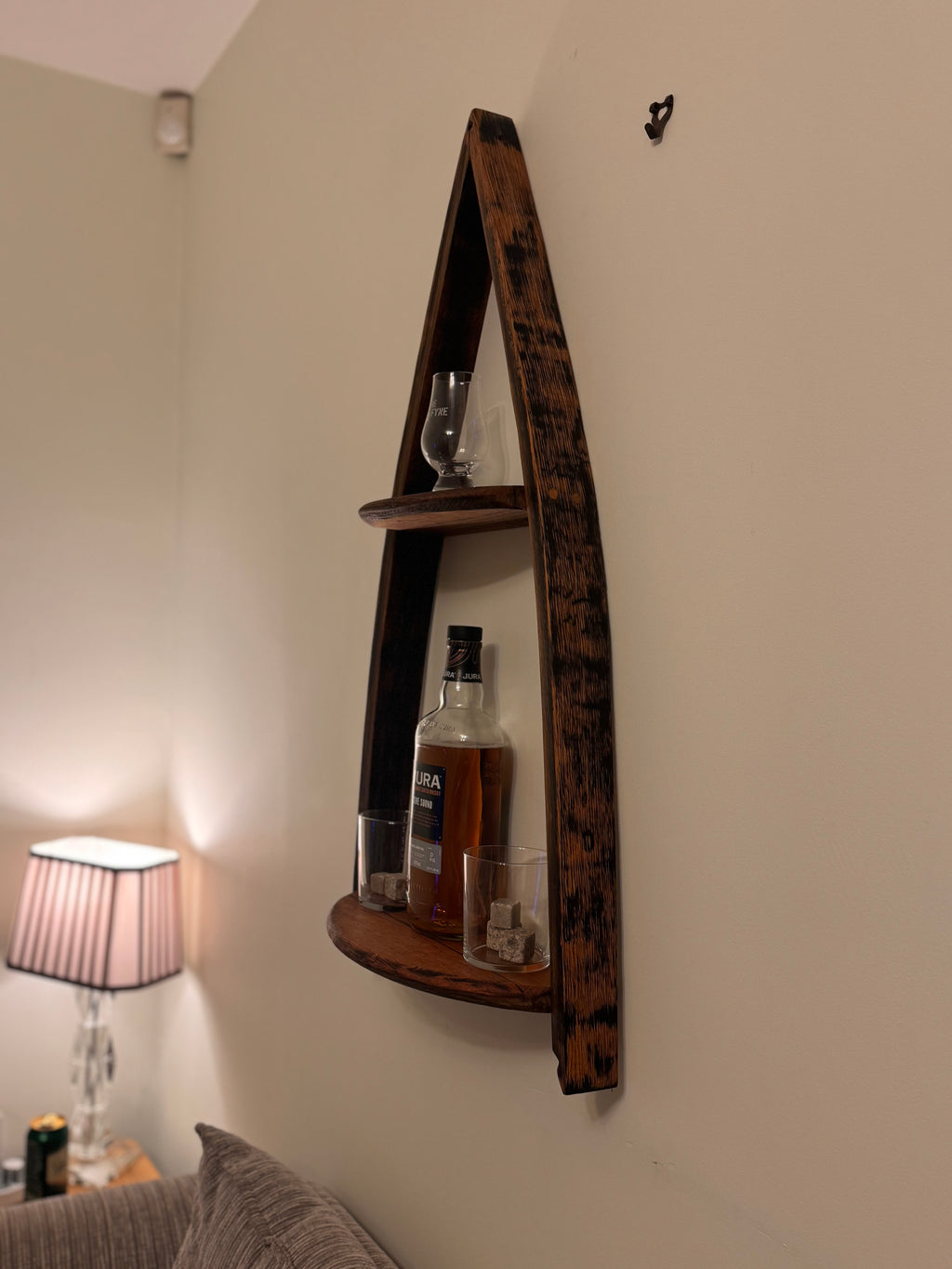 Barrel Stave Shelf