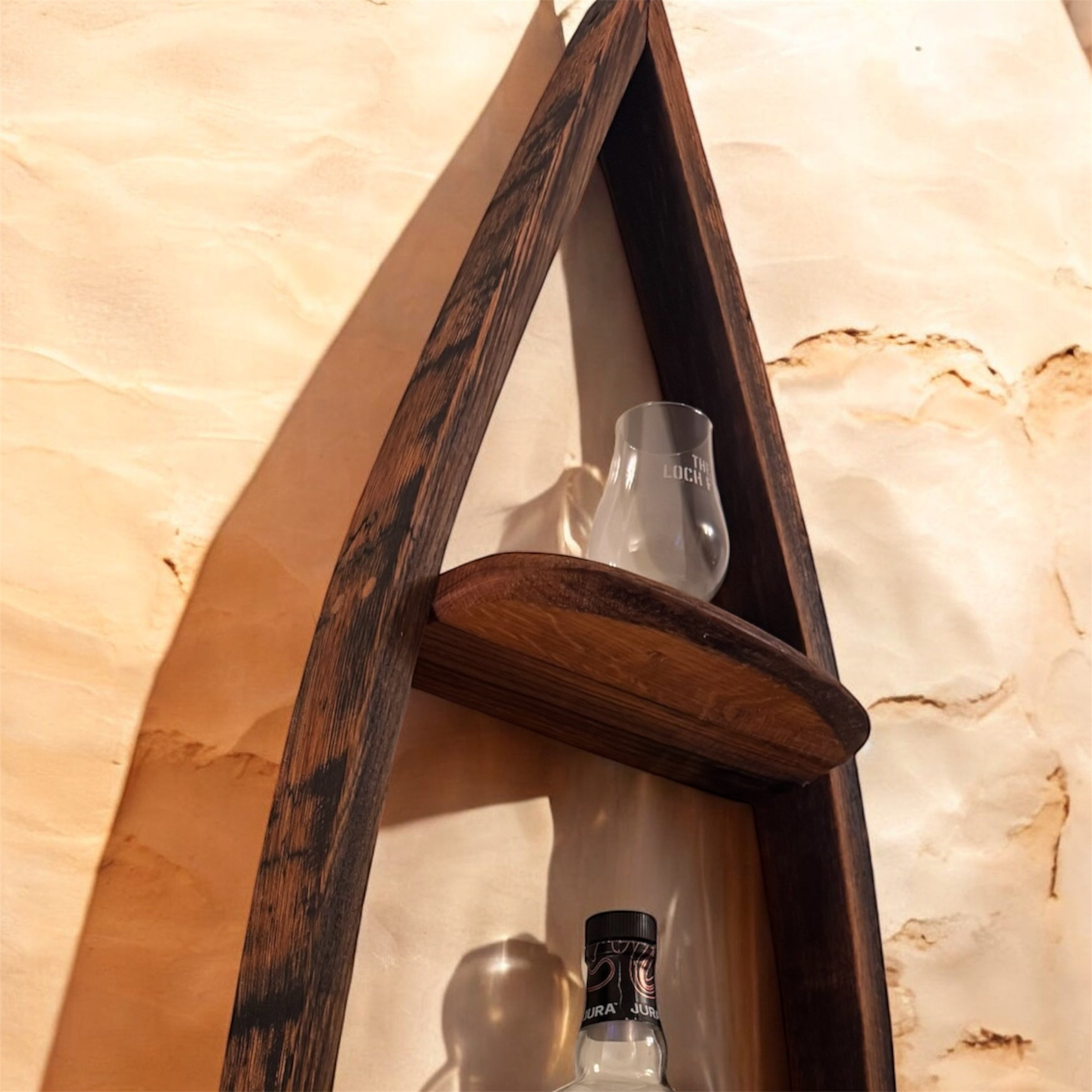 Barrel Stave Shelf