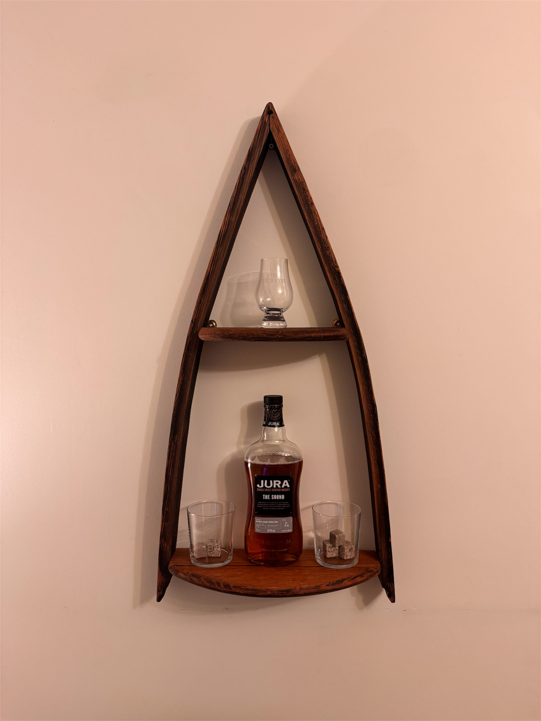 Barrel Stave Shelf